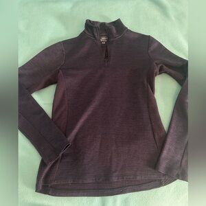 Women's Doversaddlery Purple Quarter-Zip XS